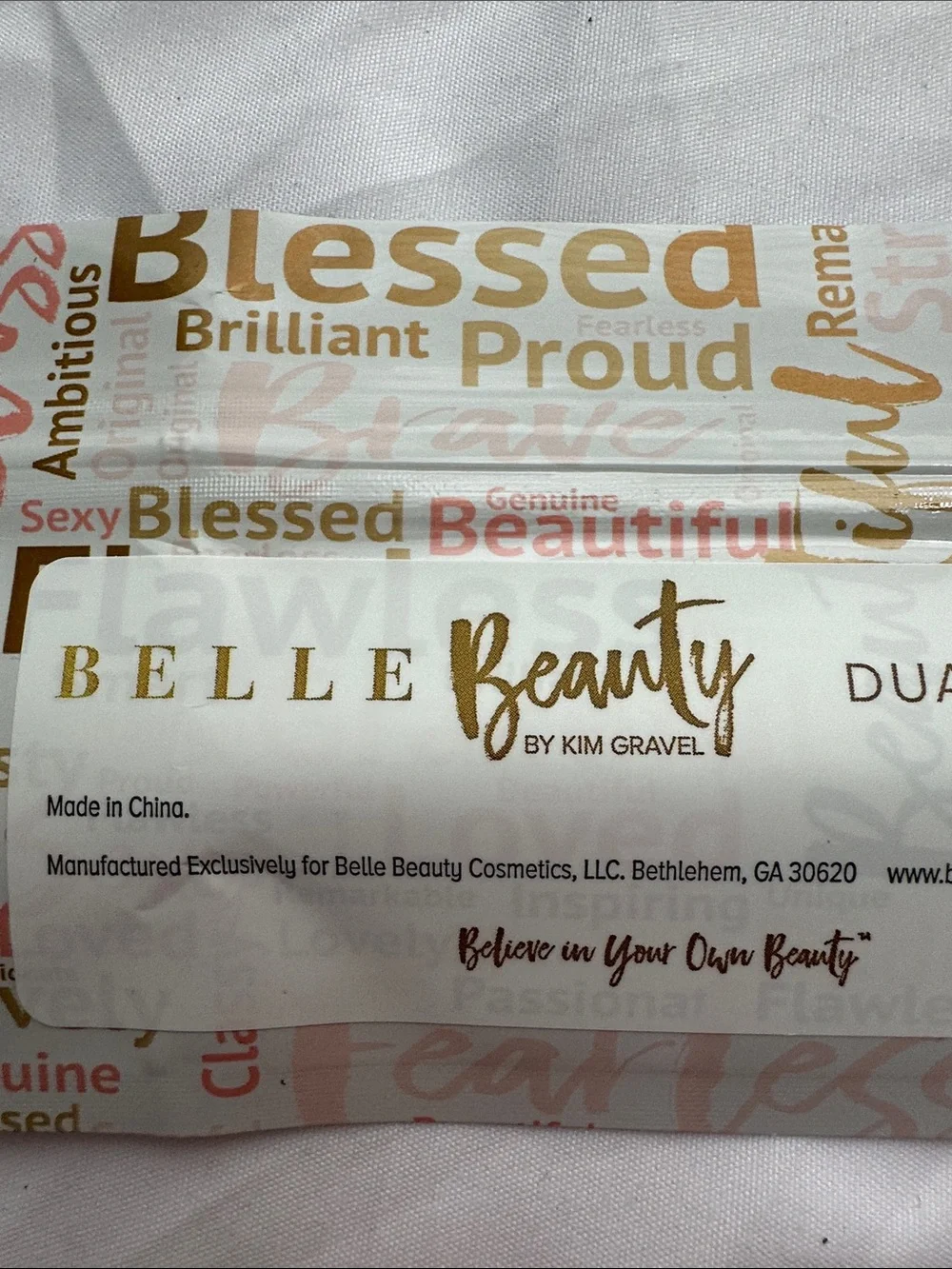 Belle Beauty by Kim Gravel Dual-Ended Eyeshadow Brush